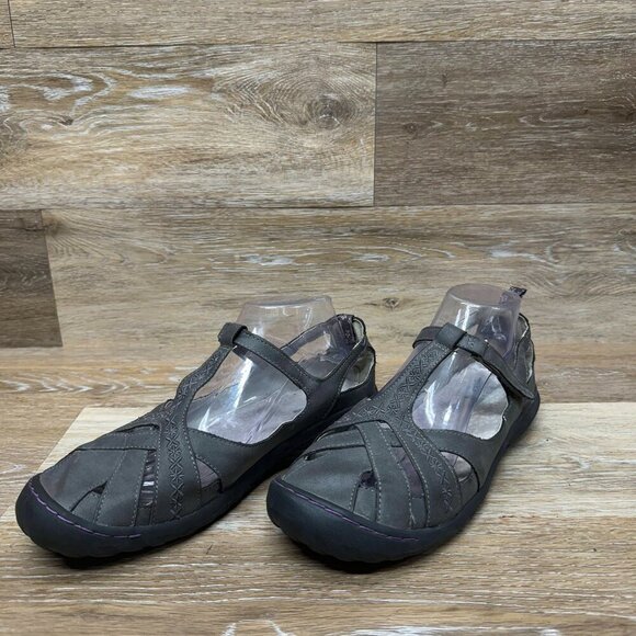 JBU by Jambu Cynthia Gray Vegan Casual Shoe Women's Size 9M - Picture 1 of 5